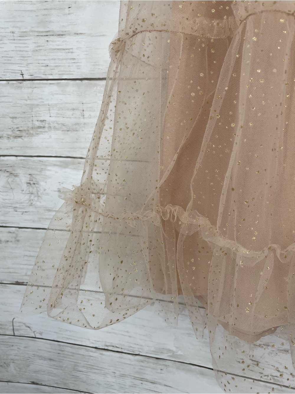 Show Me Your Mumu Miranda Dress Sparkle Dust Tulle Ruffle Mini Dress M Coquette - Picture 5 of 9
